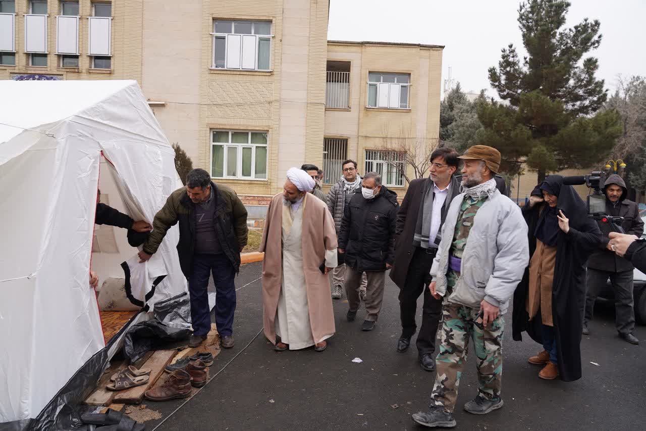 ایجاد کمپ امدادرسانی و اسکان منطقه آزاد ارس در شهرستان خوی