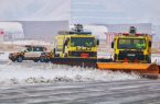 سرویس دهی بموقع و ایمن فرودگاه تبریز در روزهای برفی اخیر