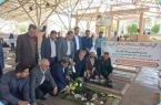 غبارروبی و عطر افشانی مزار شهدا همزمان با هفته کار و کارگر در تبریز