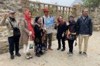 توریست های ژاپنی در منطقه آزاد ارس / گردشگران برای تماشای ژئوپارک جهانی ارس می آیند