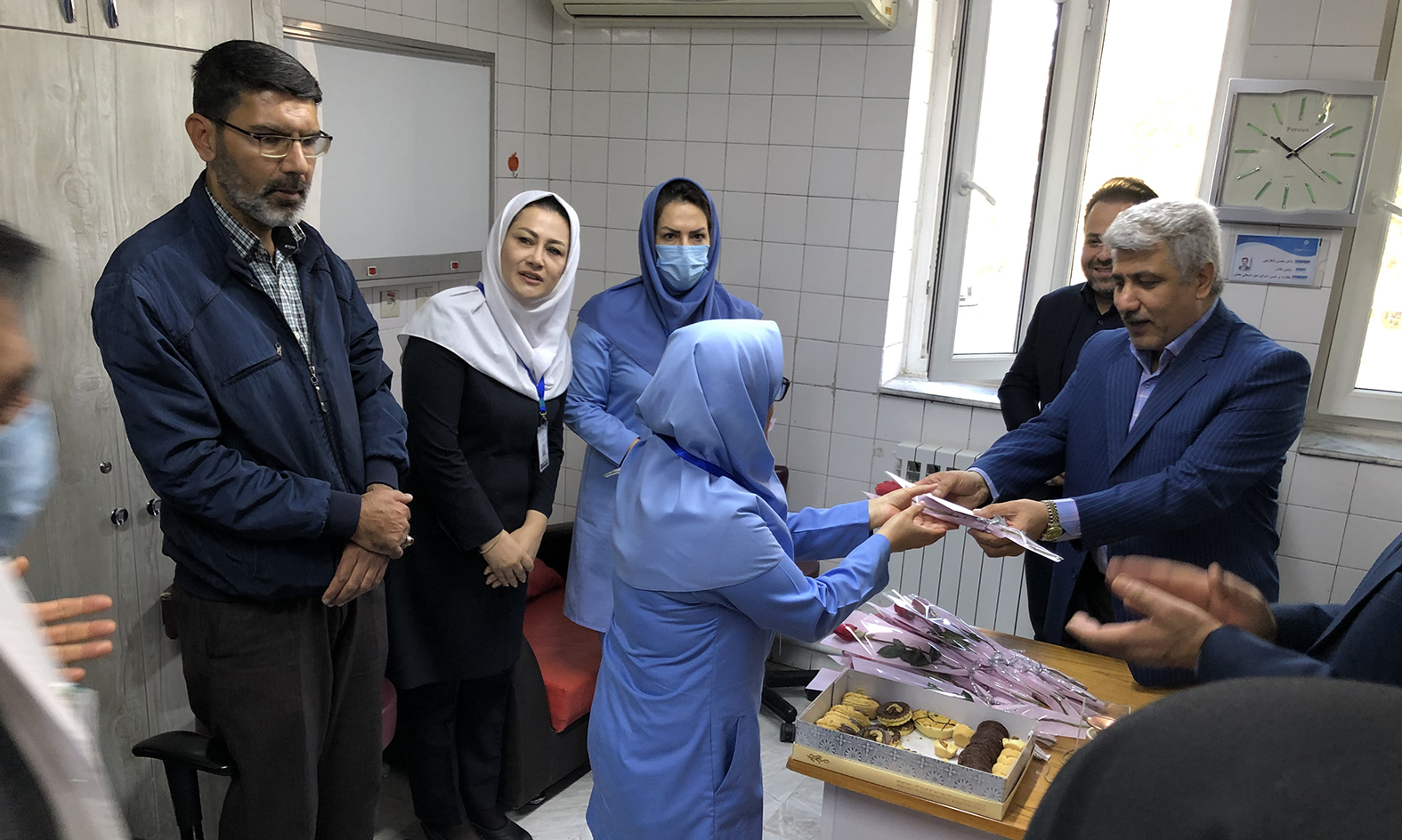 تجلیل از پرستاران بیمارستان ۲۹ بهمن تبریز