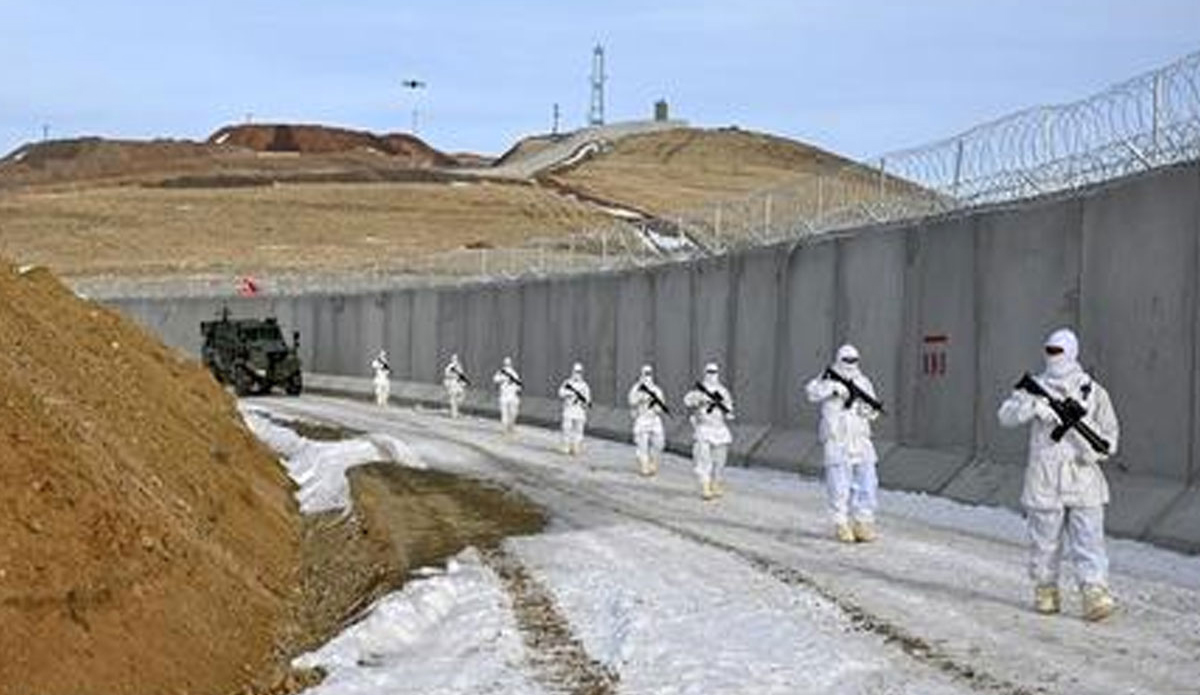 اتمام دیوارکشی ترکیه در مرز ایران
