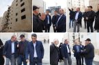 بازدید مدیرعامل شرکت عمران شهر جدید سهند از پروژه مهسان نهضت ملی مسکن