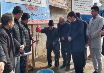 افتتاح طرح آبرسانی به روستای چایباغی مراغه