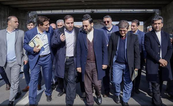 پروژه زیرگذر دوربرگردان شندآباد افتتاح شد