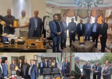 سلسله دیدارهای مدیرکل نوسازی، توسعه و تجهیز مدارس آذربایجان شرقی با خیرین مدرسه ساز
