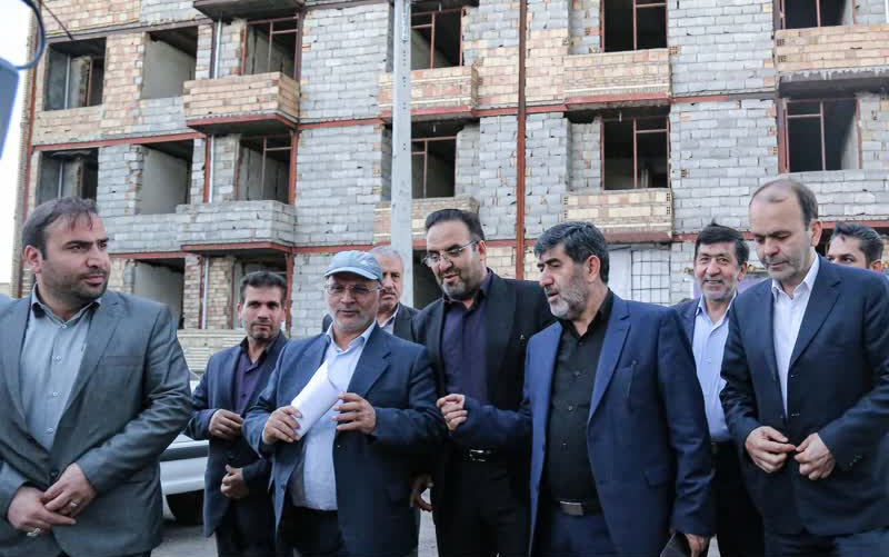 بازدید سرپرست استانداری آذربایجان شرقی از نهضت ملی مسکن سراب