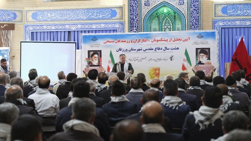 آئین تجلیل از پیشکسوتان و رزمندگان دفاع مقدس شهرستان ورزقان