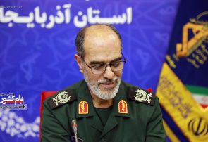 گزارش تصویری نشست خبری سردار اصغر عباسقلی‌زاده فرمانده سپاه عاشورا در مورد برنامه های هفته بسیج