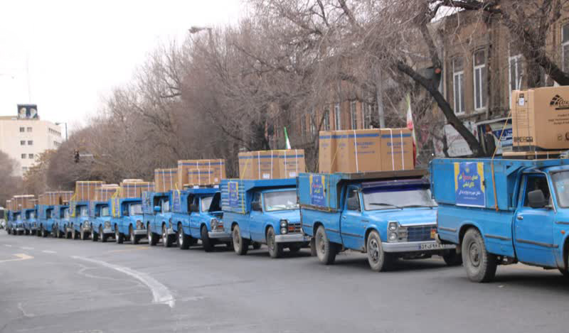 اهدای ۱۰۰۰ قلم لوازم ضروری منزل به نیازمندان