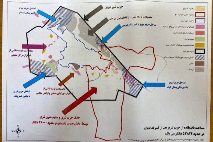 الحاق اراضی فاز ۲ خاوران به تبریز مصوب شد
