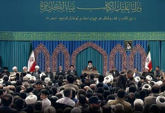 دیدار مسئولین برگزاری چهل و هفتمین دوره مسابقات سراسری قرآن در آذربایجان‌‌شرقی با رهبر معظم انقلاب