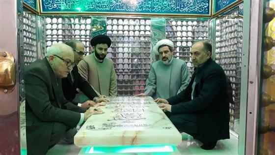 برگزاری مراسم غبارروبی ضریح مطهر امامزاده سیدمحمد(ع) مراغه