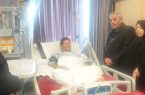 عیادت سرپرست بنیاد شهید آذربایجان‌ شرقی از جانباز شبستریِ بستری در تبریز