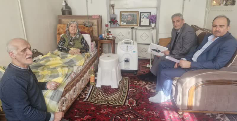 عیادت سرپرست بنیاد شهید آذربایجان‌ شرقی از ۴ مادر شهید در تبریز