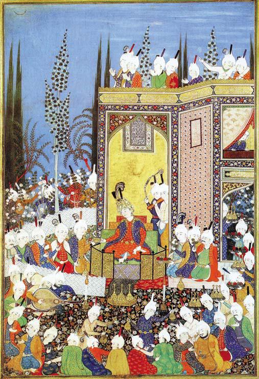 عید فطر تبریز ۵۲۵ سال پیش دارالحکومه صفوی در نگارگری سلطان محمد