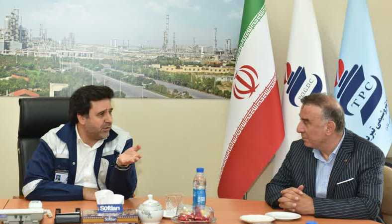 دیدار رییس سازمان بهداشت و درمان صنعت نفت شمالغرب کشور با مدیرعامل پتروشیمی تبریز