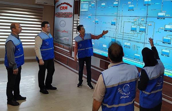 برگزاری مانور آمادگی در بحران مرکز CRM شرکت آب و فاضلاب آذربایجان شرقی همزمان با مانور ملی