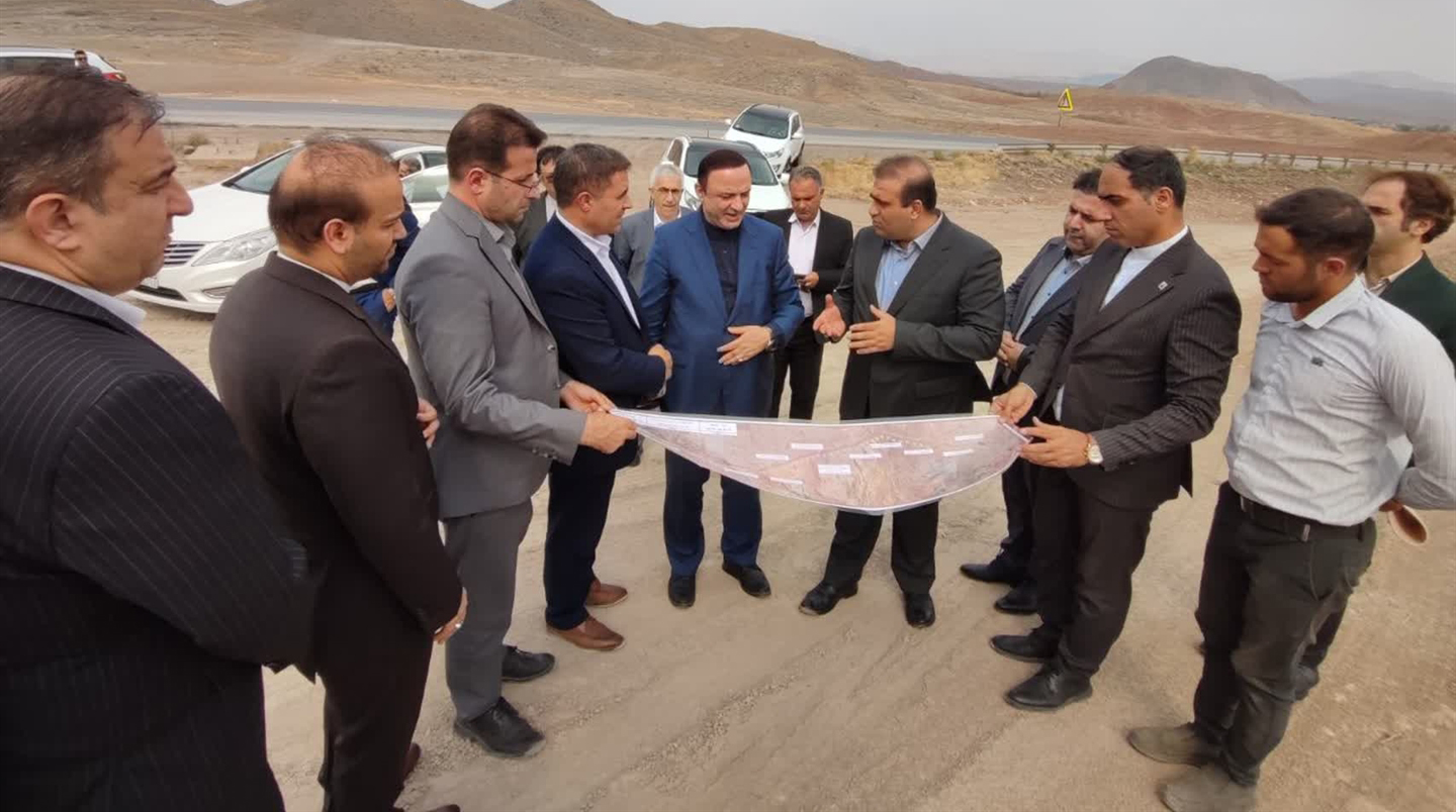 بازدید دکتر مسرور از روند اجرایی جاده مرند_جلفا و جاده اوراسیا