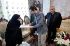 دیدار مسئولان با خانواده شهدای مظلوم تجاوزات رژیم صهیونیستی در آذربایجان‌شرقی