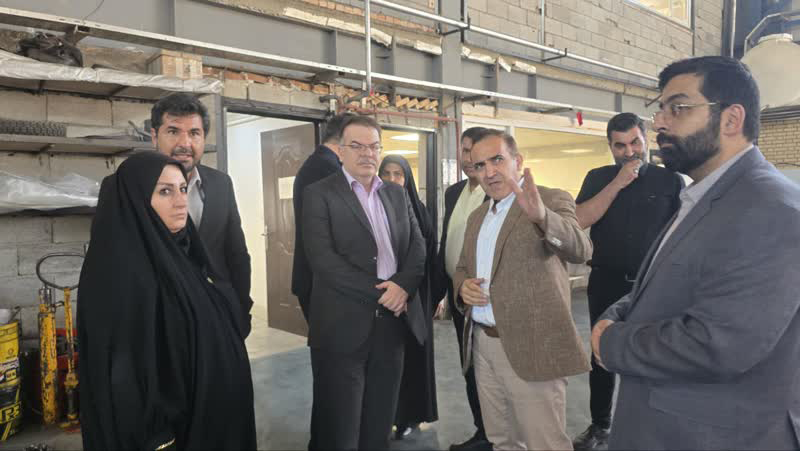 بازدید معاون وزیر نفت از شرکت دانش‌بنیان «رهروان صنعت و انرژی آسیا» در تبریز