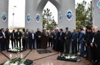 تجدید میثاق دانشگاهیان دانشگاه تبریز با شهدای گمنام در آغاز سال تحصیلی
