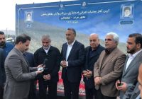 آغاز عملیات اجرایی پل روگذر یامچی در محور مرند–ایواوغلی