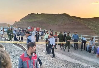 ریل آسیب‌دیده تا ظهر فردا توسط پرسنل راه‌آهن تعمیر می‌شود