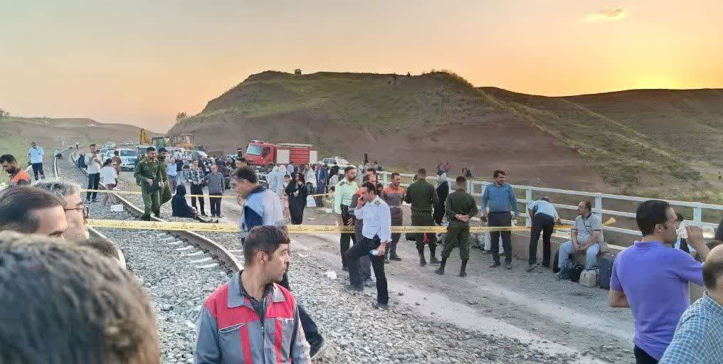 ریل آسیب‌دیده تا ظهر فردا توسط پرسنل راه‌آهن تعمیر می‌شود