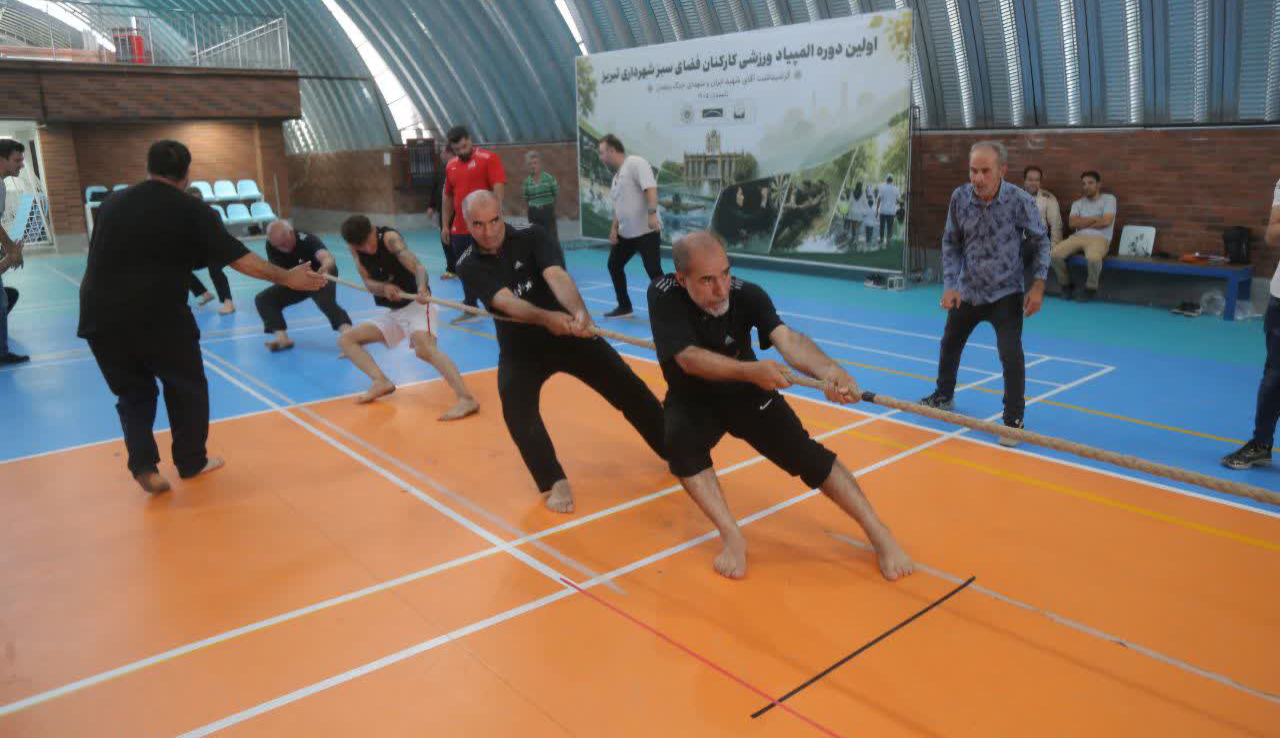 برترین‌های مسابقات طناب‌کشی المپیاد ورزشی فضای سبز معرفی شدند